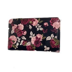 Floral Black and Pink Women's Server Book